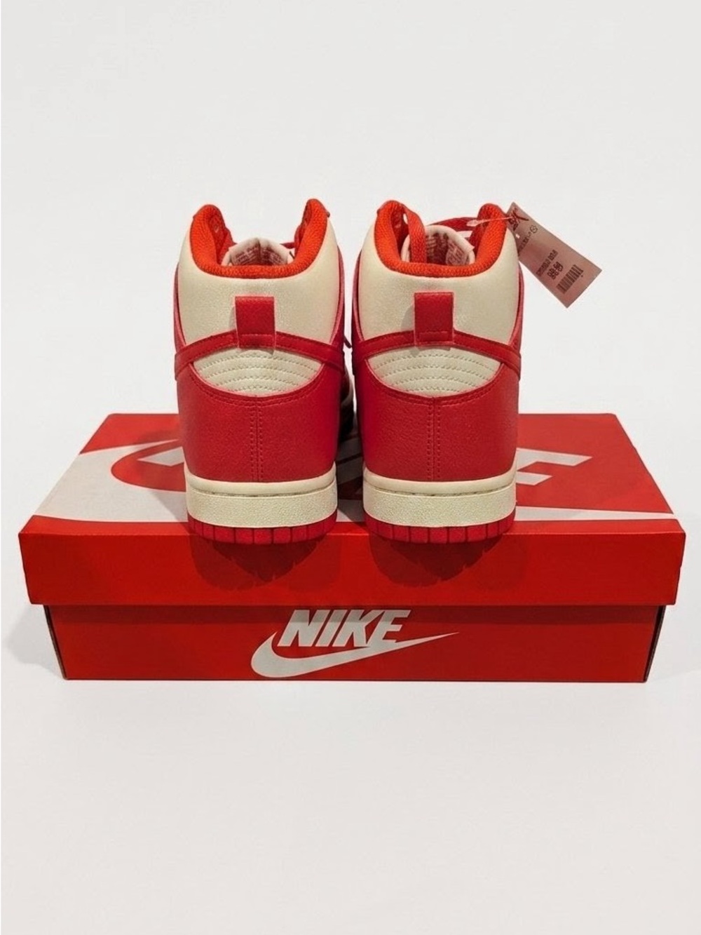Nike Dunk High Next Nature - US Women’s Size 8 - Crimson & Coconut - Picture 5 of 7
